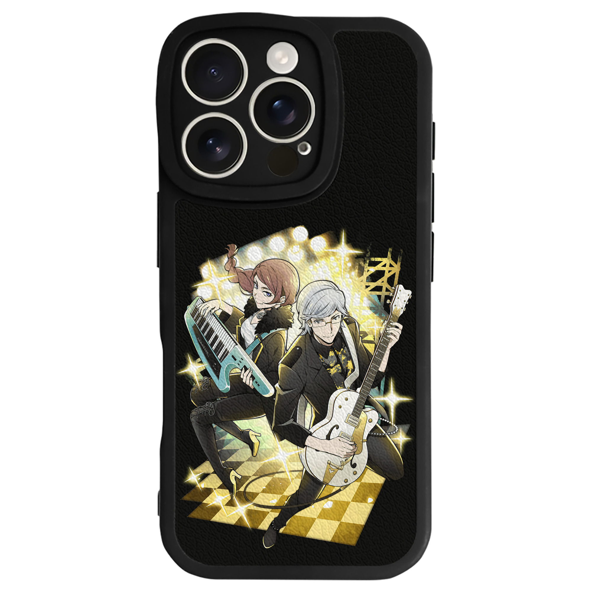 （画像用） 文豪ストレイドッグス Bungo Stray Dogs 【iPhone 16シリーズ対応】シリコンスマホケース（レザー調） 材質：シリコン